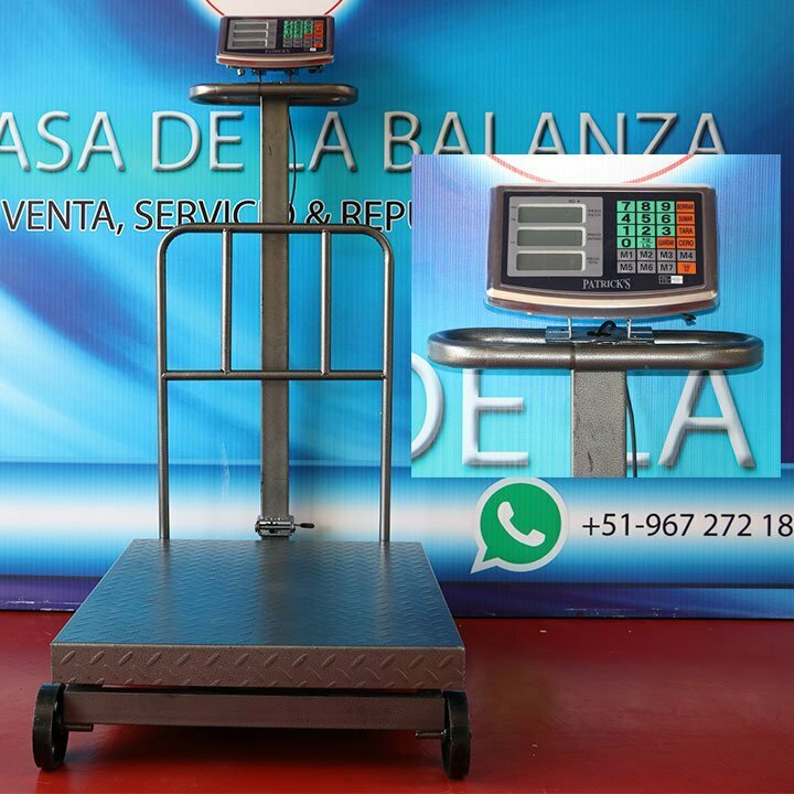 Balanza Digital de Plataforma Patrick's de 600 KG en Lima
