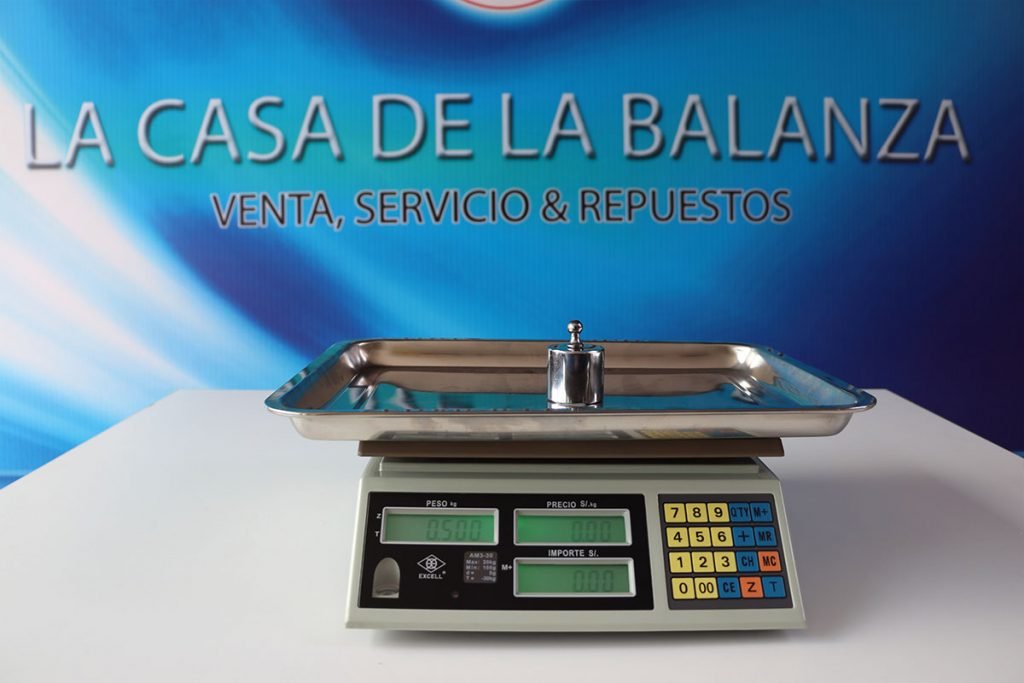 Balanza Digital comercial de mesa Excell AM3-30 de 30 Kg en Lima