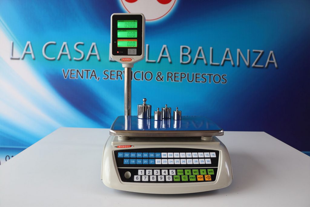 Balanza Digital comercial de mesa Guersa ACU de 30 Kg en Lima