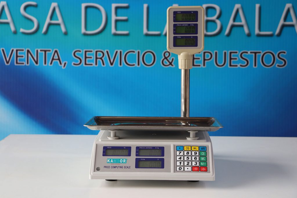 Balanza Digital Comercial de mesa Kambor KXPA-3P de 30 Kg en Lima
