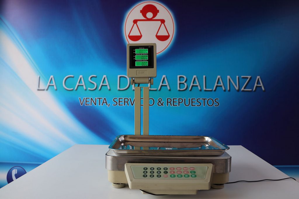 Balanza Digital Comercial de mesa QUA Con Torre de 60 Kg en Lima